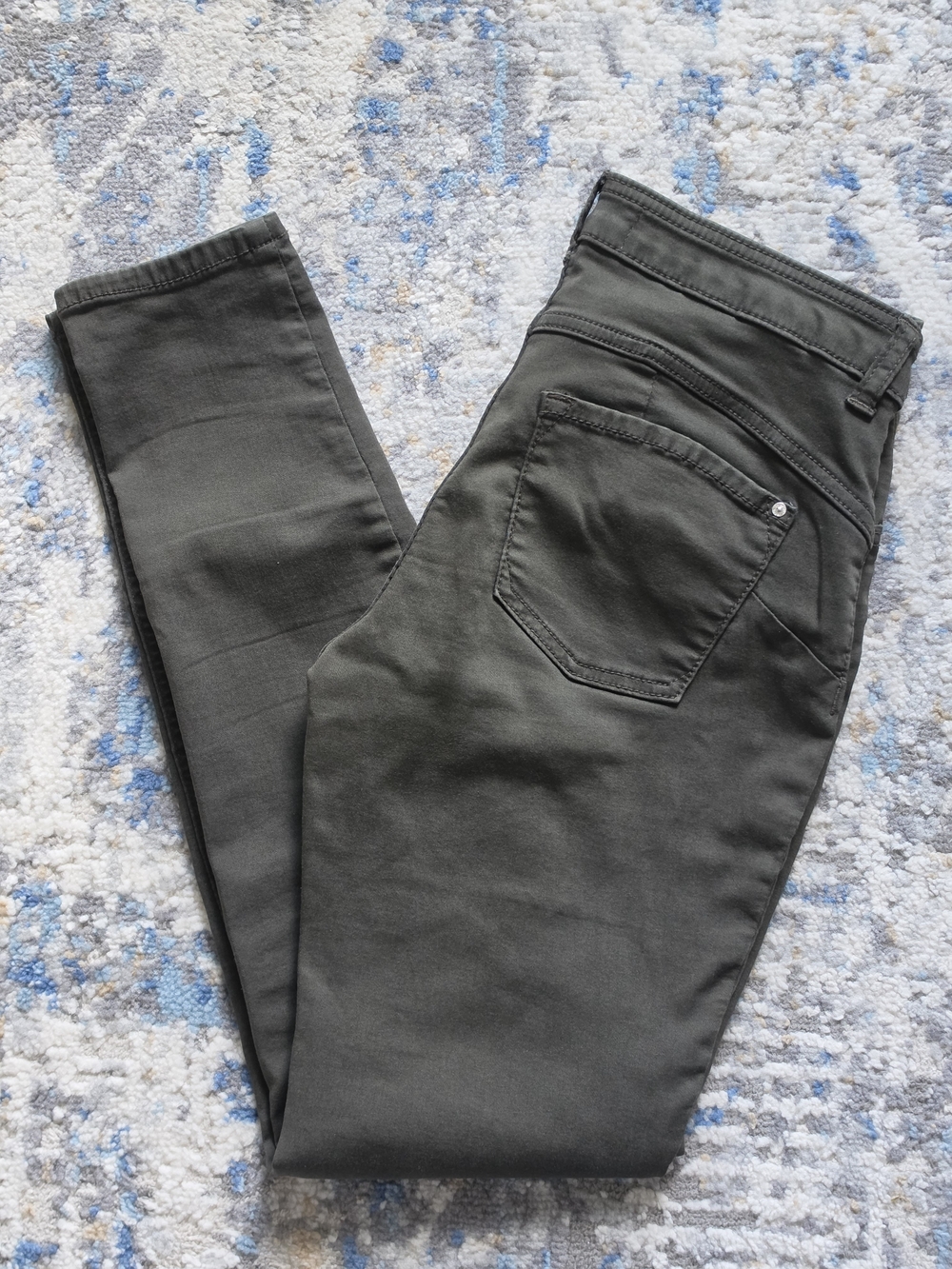 Brody Jeans Olive Green Slim Stretch